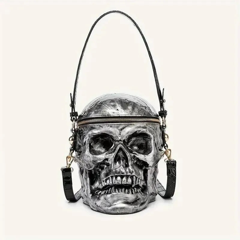 Edgy Punk Skull Mini Bag - Bear Hugs