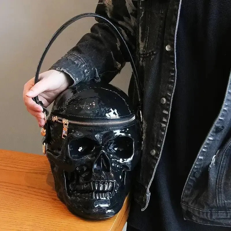 Edgy Punk Skull Mini Bag - Bear Hugs