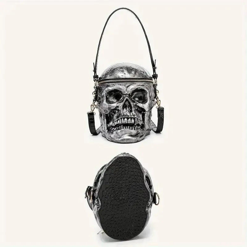 Edgy Punk Skull Mini Bag - Bear Hugs