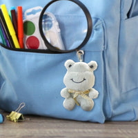 Adorable Frog Plush Keychain