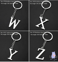 English Letters Keychain A to Z - Bear Hugs