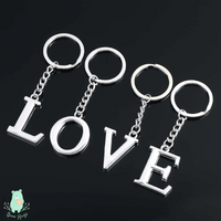 English Letters Keychain A to Z - Bear Hugs