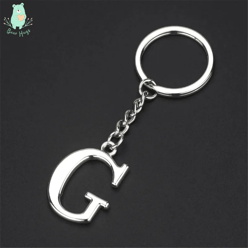 English Letters Keychain A to Z - Bear Hugs