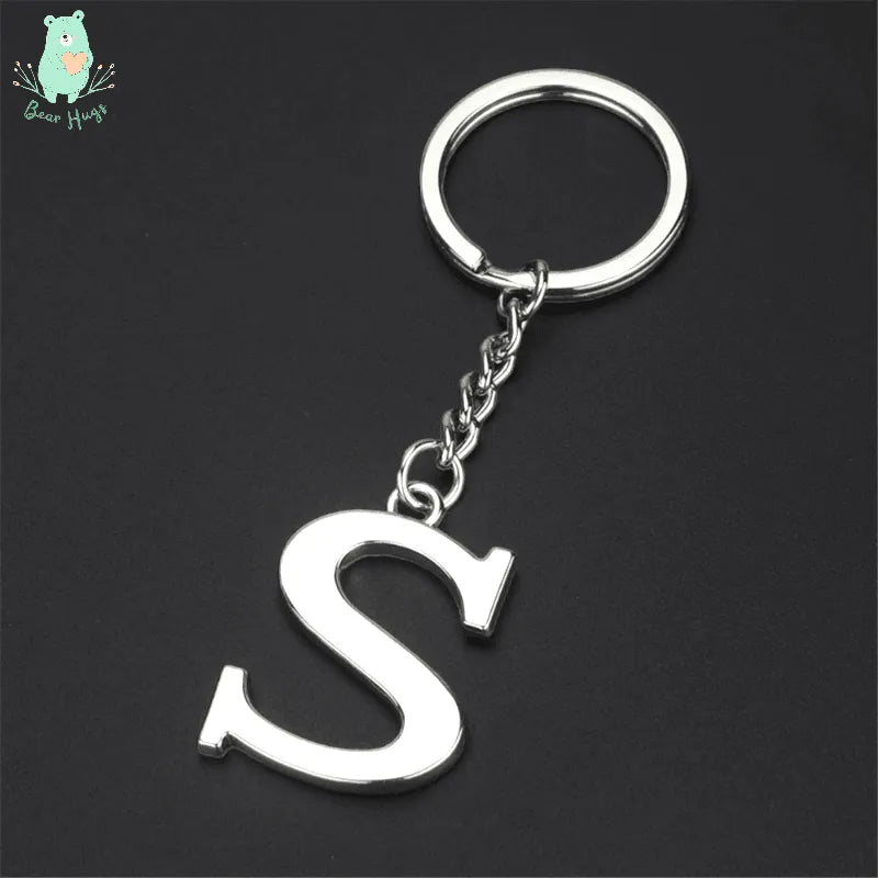 English Letters Keychain A to Z - Bear Hugs