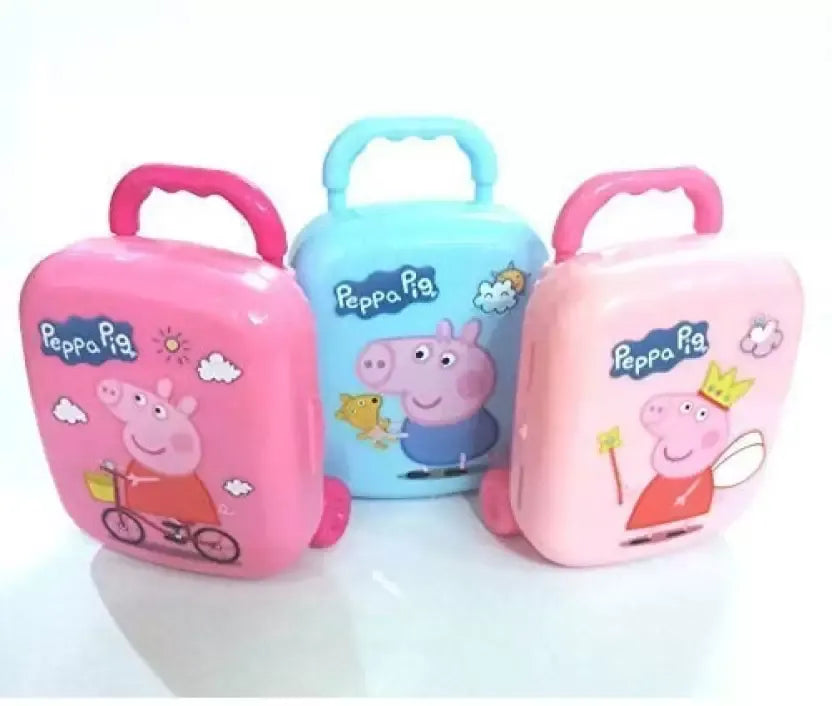 Peppa Pig Trolley Eraser Set