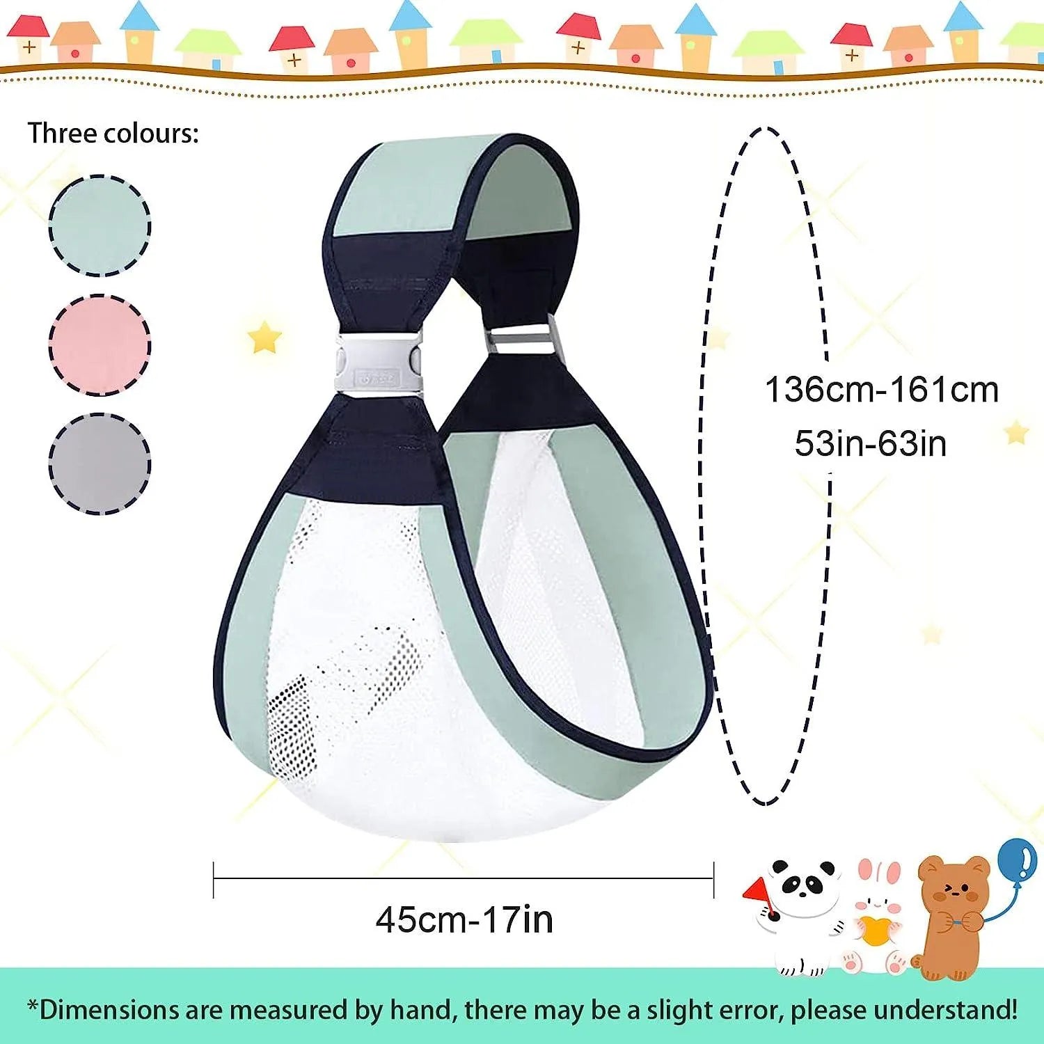 Ergonomic 3D Mesh Baby Carrier - Bear Hugs