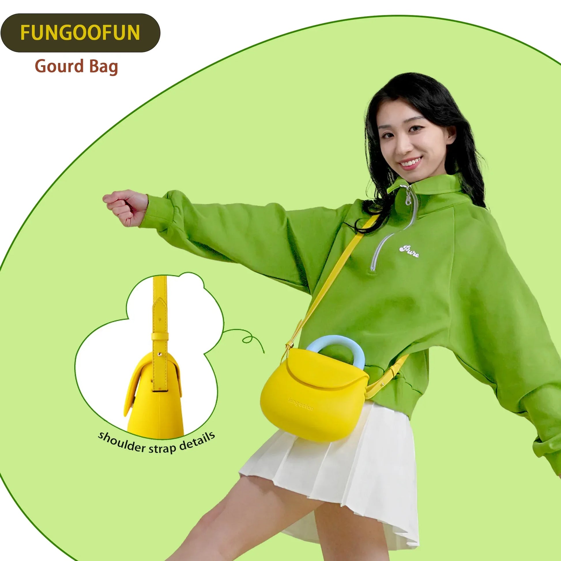 FUNGOOFUN EVA Waterproof Purse