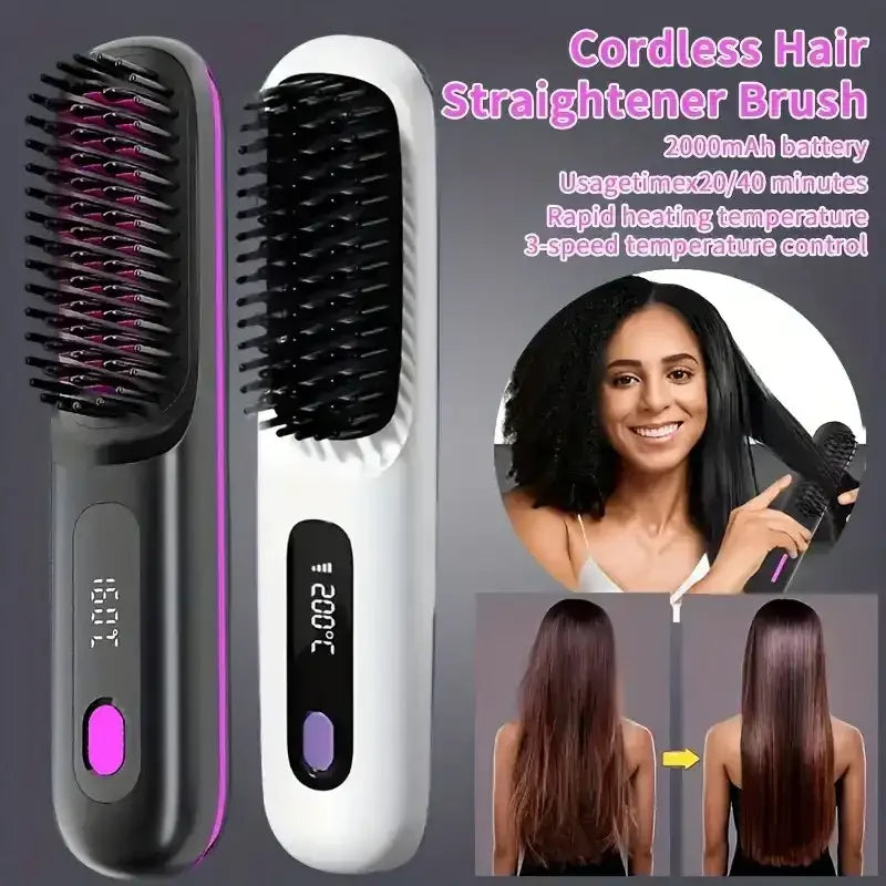 Sleek & Go Wireless Hair Straightener Comb