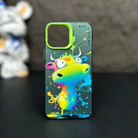 Fashion Graffiti Animal Print Case (For iPhones) - Bear Hugs