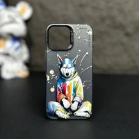 Fashion Graffiti Animal Print Case (For iPhones) - Bear Hugs