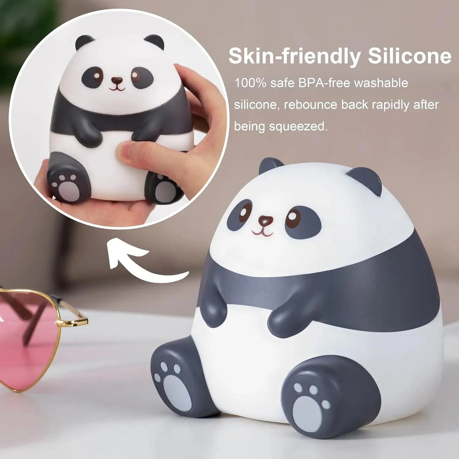 Fat Panda Night Lamp - Bear Hugs