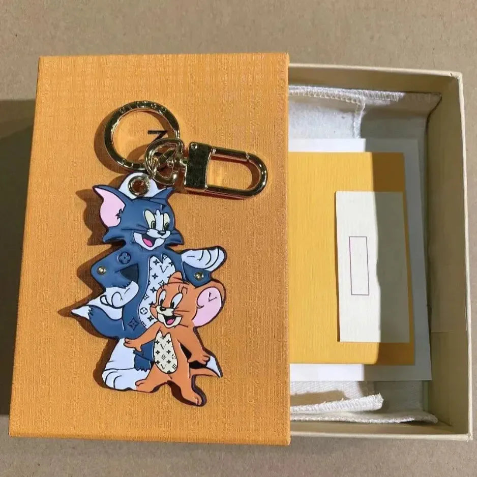 Monogram T&J Mischief Makers Keychain