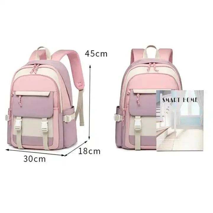 Feather-Light Fashion College Backpack - Bear Hugs