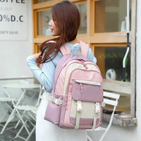 Feather-Light Fashion College Backpack - Bear Hugs