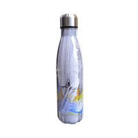 Feather Print Cola Metal Water Bottle (500 ml) - Bear Hugs