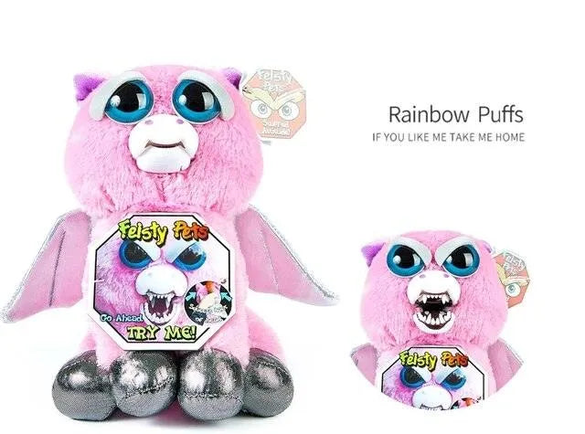 Fiesty Pets Face Changing Animal Mini Plushies - Bear Hugs