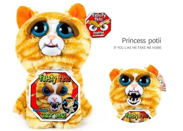 Fiesty Pets Face Changing Animal Mini Plushies - Bear Hugs