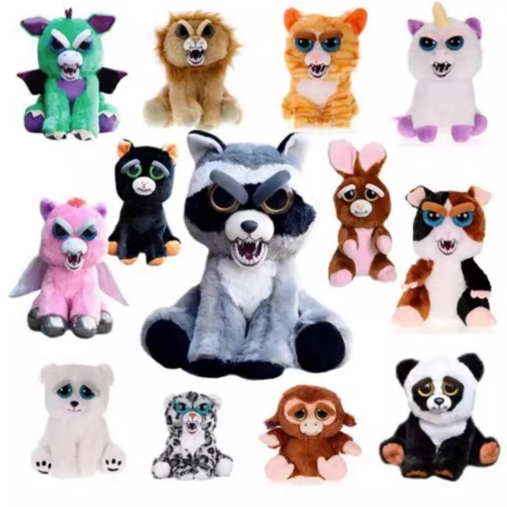 Fiesty Pets Face Changing Animal Mini Plushies - Bear Hugs