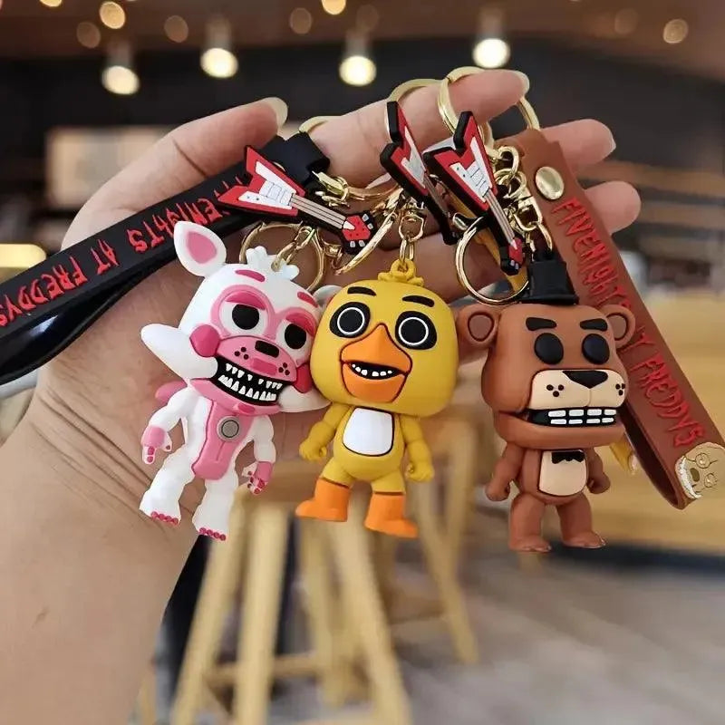 Five Nights at Freddy's Punk Animal Pendant Keychain - Bear Hugs