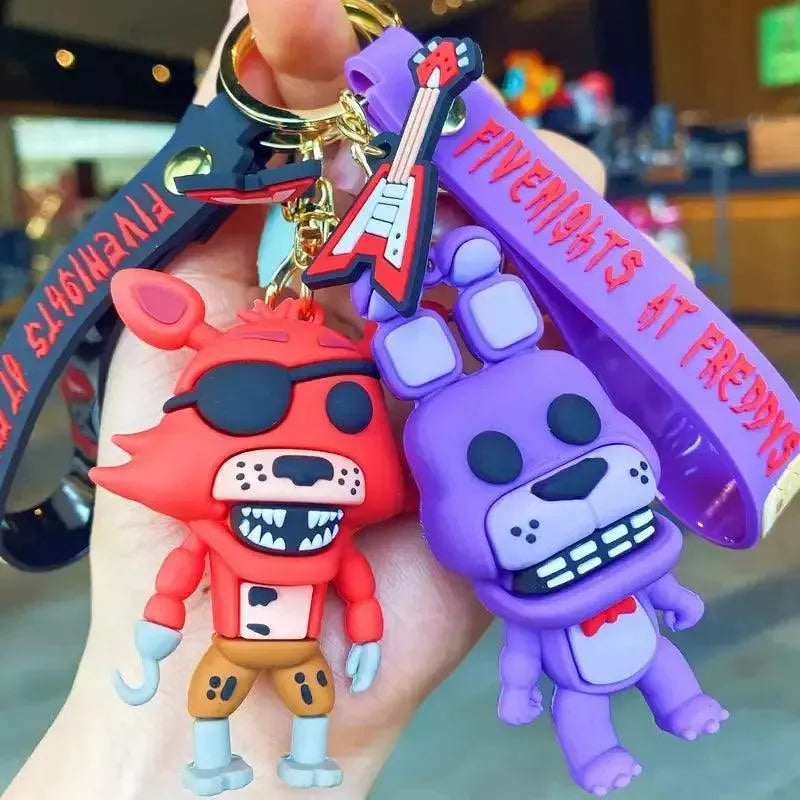 Five Nights at Freddy's Punk Animal Pendant Keychain - Bear Hugs