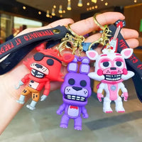 Five Nights at Freddy's Punk Animal Pendant Keychain - Bear Hugs