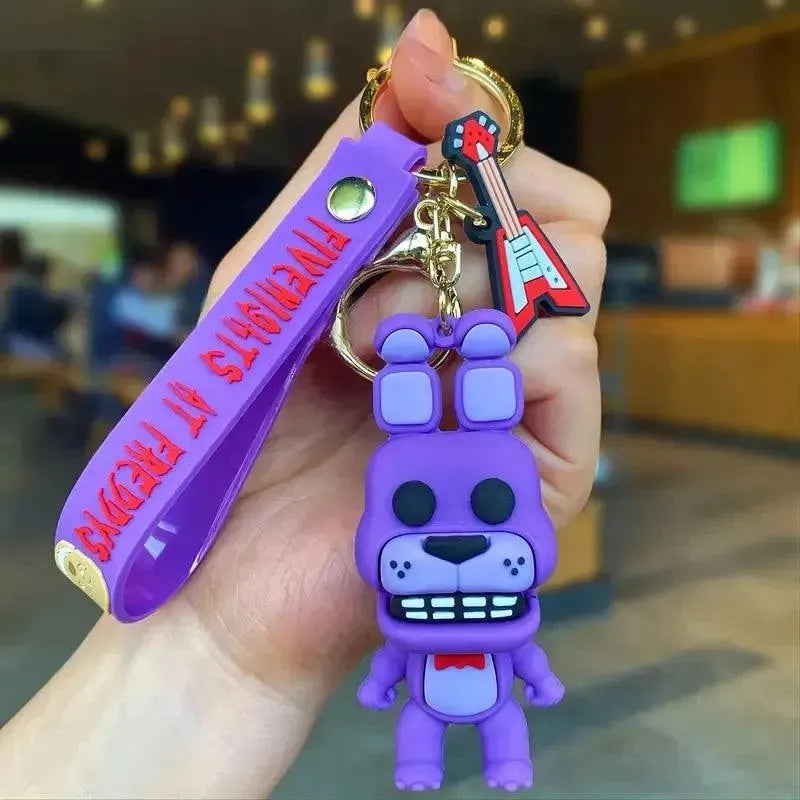 Five Nights at Freddy's Punk Animal Pendant Keychain - Bear Hugs