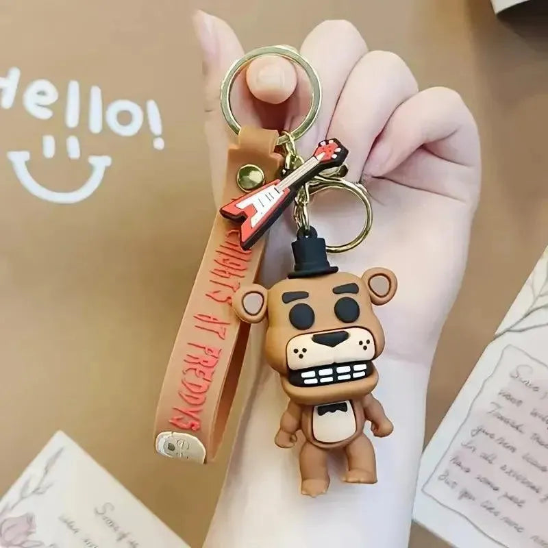 Five Nights at Freddy's Punk Animal Pendant Keychain - Bear Hugs