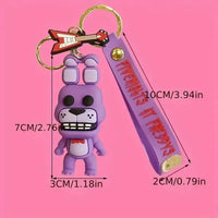 Five Nights at Freddy's Punk Animal Pendant Keychain - Bear Hugs