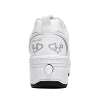 Flash LED Kick Speed Four-Wheel 2 in 1 Deformation Roller Skate Shoes - Bear Hugs