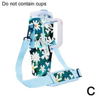 Floral Stanley Cup Carrier Bag (For 30 oz & 40 oz) - Bear Hugs