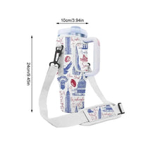 Floral Stanley Cup Carrier Bag (For 30 oz & 40 oz) - Bear Hugs