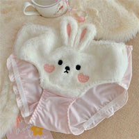 Fuzzy Bunny & Bear Panties
