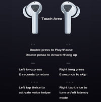Flydigi Cyberfox T1 True Wireless Gaming Bluetooth Earbuds - Bear Hugs