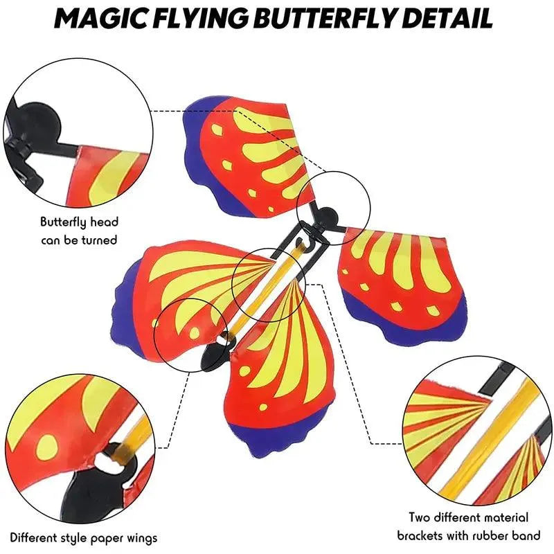 Flying Magical Prank Butterflies and Bats - Bear Hugs