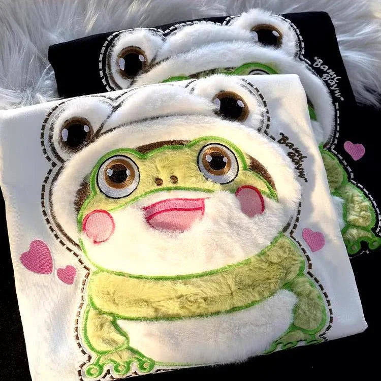 Froggy Love Fluffy Tee - Bear Hugs