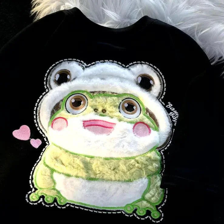 Froggy Love Fluffy Tee - Bear Hugs