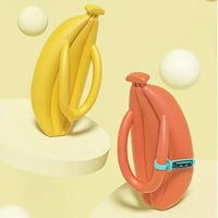 Funny Cartoon Banana Shaped Flip-Flops - Bear Hugs