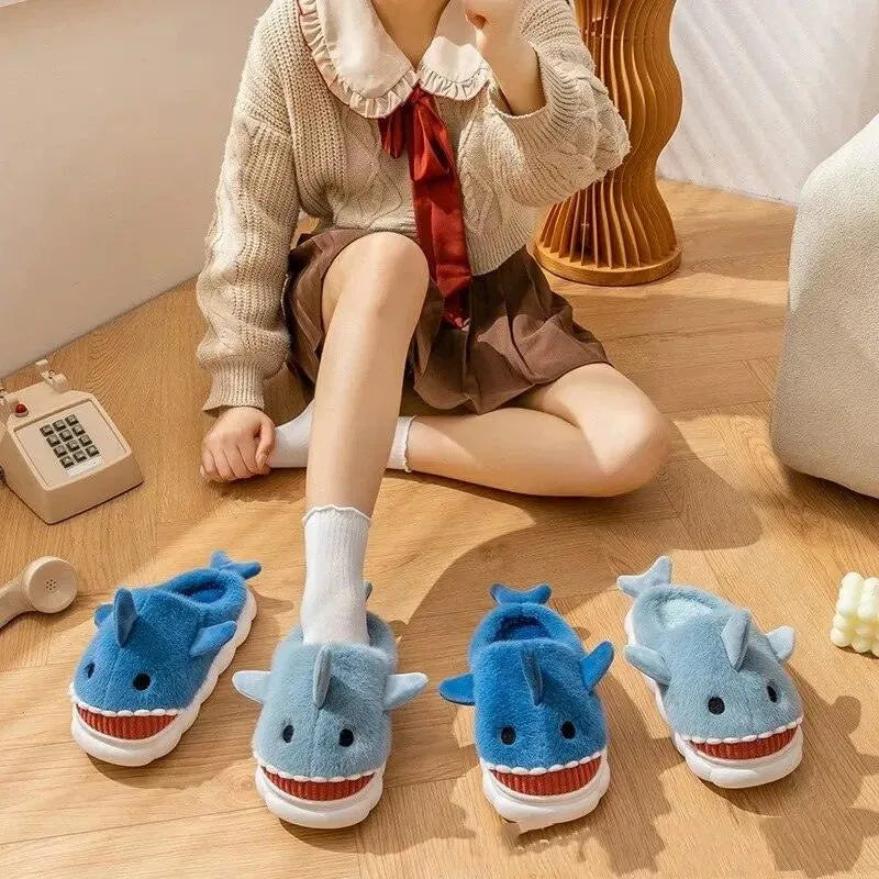 Furry Shark Slippers - Bear Hugs