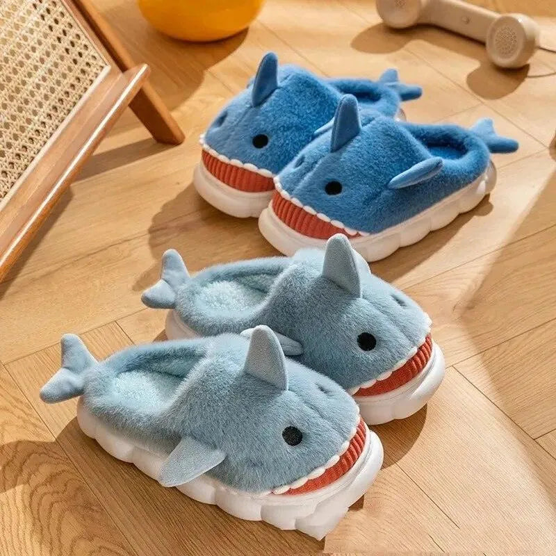 Furry Shark Slippers - Bear Hugs