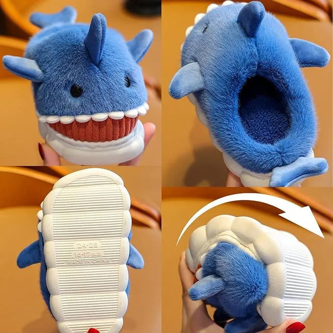 Furry Shark Slippers - Bear Hugs