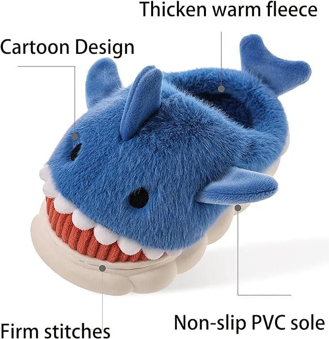 Furry Shark Slippers - Bear Hugs