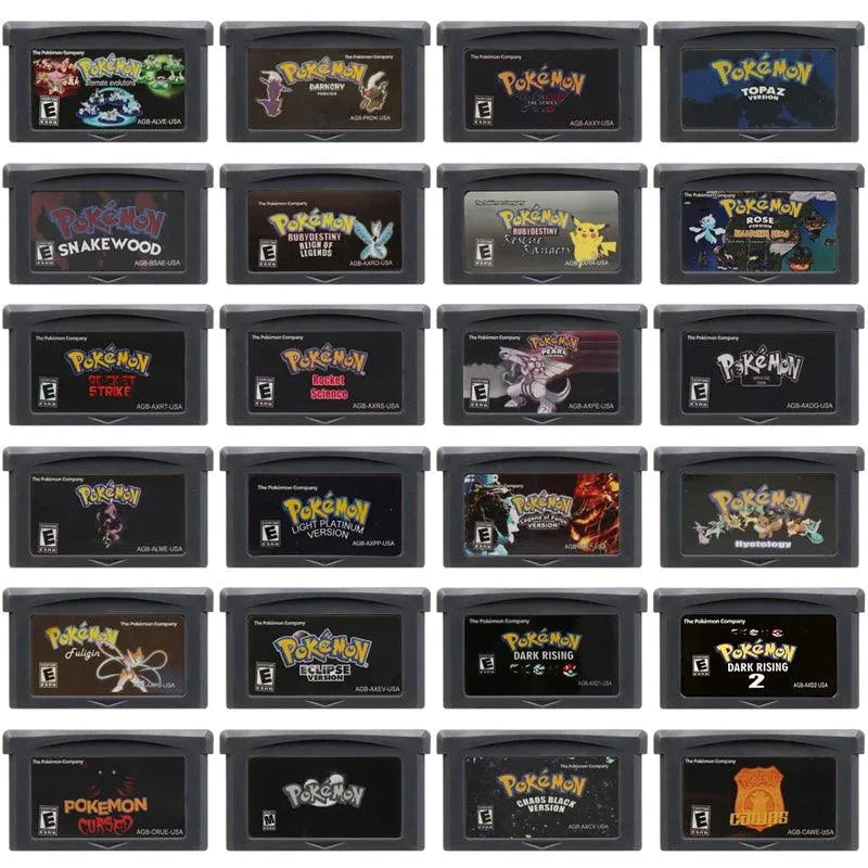 Game Boy Advance Pokemon Cartridges - Bear Hugs