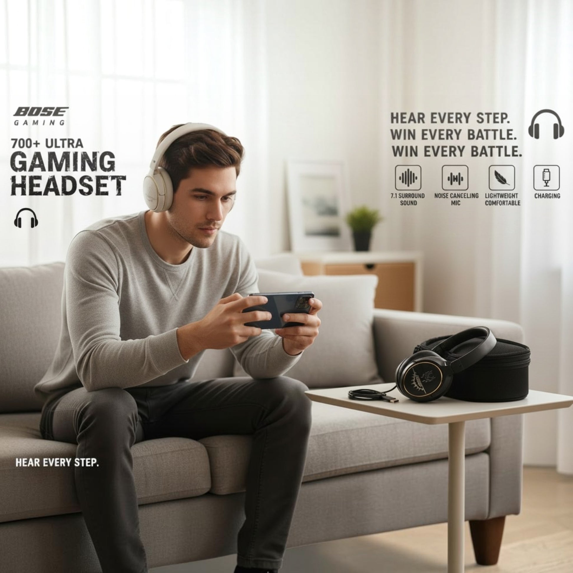 BOSS Gaming 700+ Ultra Wireless Noise-Cancelling Headset