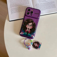 Geek Girl Charm Phone Case (For iPhones) - Bear Hugs