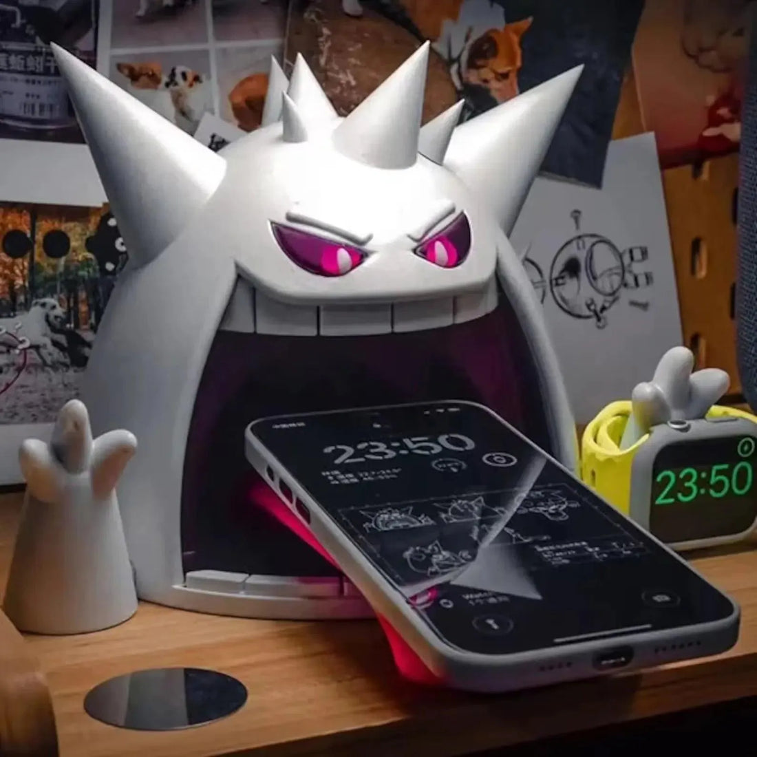 Gengar 3 in 1 Wireless Charger - Bear Hugs