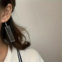 Geometric Instruments Asymmetric Dangle Earrings - Bear Hugs