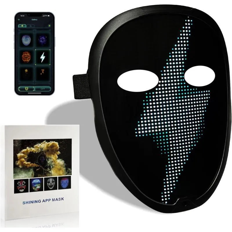 Gesture Sensing Bluetooth LED Smart Mask - Bear Hugs