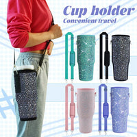 Glittery Stanley Cup Carrier Bag (For 30 oz & 40 oz) - Bear Hugs