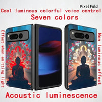 Glowing Calm Buddha Smart Cover (For Samsung) - Bear Hugs