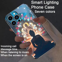 Glowing Calm Buddha Smart LED Cover (For iPhone) - Bear Hugs